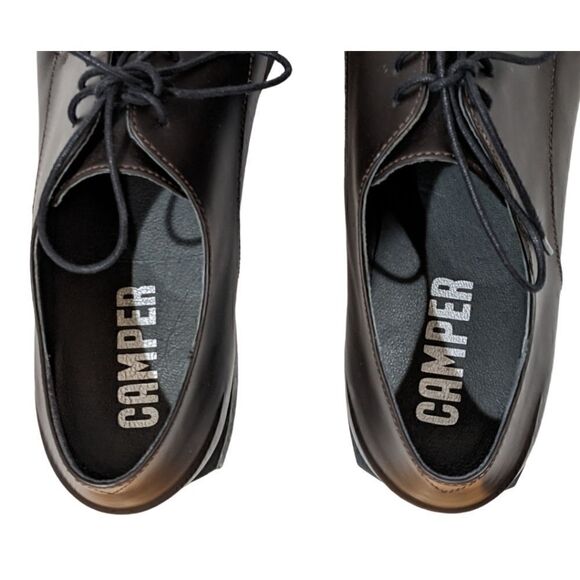 Camper Mortimer Men's Brown Leather Lace-up Casual Shoes - Euro 46, US 13 - Picture 10 of 13